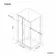 Hamburg Easy Clean 8mm Sliding Shower Enclosure 1200x800mm - Easy Fix Feature