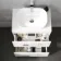 Avon Gloss White Vanity Drawer with Curved Counter Top Basin 600mm