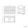 Crete Fluted Apex Oak Wall Hung Basin Drawer Vanity 800mm