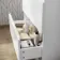 Trent Gloss White Vanity Drawer with Oval Counter Top Basin 800mm