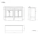 Bermuda Graphite Grey Cabinet with Marble Top 1200mm - Excludes Counter Top Basins