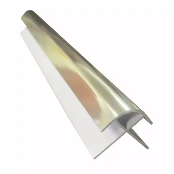 Trepanel Aqua® Shower Panel PVC External Corner Joint Silver