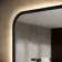 Mila Black Framed Backlit Illuminated LED Mirror With BLUETOOTH Speaker 600x1000mm