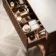 Maru Walnut Wood Grain Vanity Cabinet 1000mm with Matt White Stone Top - Basin Not Included