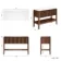 Maru Walnut Wood Grain Vanity Cabinet 1200mm with Matt White Stone Top - Basin Not Included