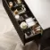 Maru Black Oak Wood Grain Vanity Cabinet 1000mm with Matt White Stone Top - Basin Not Included