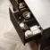 Maru Black Oak Wood Grain Vanity Cabinet 1200mm with Matt White Stone Top - Basin Not Included