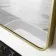 Olivia Brushed Brass Rectangular Bathroom Mirror 600x1200mm