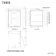 Aurora Matt Black Illuminated LED Mirror Cabinet 700x500mm