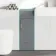 Harper Stone Grey Side Cabinet Unit 300mm - Brushed Brass Accents