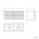 Crete Fluted Apex Oak Wall Hung Double Basin Drawer Vanity 1200mm