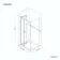 London 6mm Bifold Shower Enclosure 1000x760mm