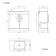 Avon Stone Grey Vanity with Marble Top & Curved Counter Top Basin 800mm - Black Accents