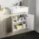 Monaco Chalk White Combination Vanity Basin 1500mm (excludes Pan + Cistern)