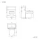 Foster Gloss White Back To Wall Unit and Denver Toilet