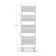 Naples Premium Matt Black Straight Heated Towel Rail 1600x600mm