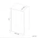 Munich Fluted Effect Brushed Brass Easy Clean 8mm Wet Room Shower Glass Panel 1400mm