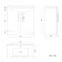Avon Gloss White Basin Vanity 800mm