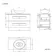 Elba Graphite Grey Wall Hung Drawer Vanity with Marble Top & Oval Counter Top Basin 800mm - Black Accents