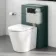 Detroit Cable Operated Concealed Cistern with Chrome Push Button Dia.60mm
