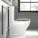 Kansas Traditional Rimless Close Coupled Toilet With Cashmere Pink Wooden Seat