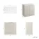 Crete Fluted Linen White Vanity with Marble Top 800mm - Excludes Counter Top Basin