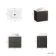 Crete Fluted Charcoal Elm Wall Hung Drawer Vanity with Marble Top & Nevis Basin 600mm