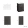 Crete Fluted Charcoal Elm Vanity Drawer with Marble Top 600mm - Excludes Counter Top Basin