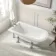 Abingdon 1500mm Single Ended Roll Top Bath - Grey Feet