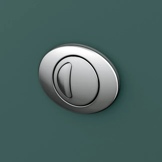 Detroit Cable Operated Concealed Cistern with Chrome Push Button Dia.60mm