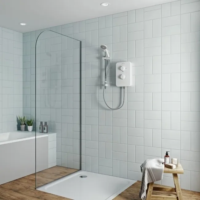 Gainsborough Slim Duo Electric Shower White 9.5kW