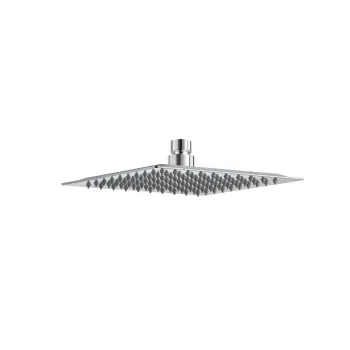 200mm Chrome Square Stainless Steel Slim Shower Head