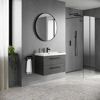Trepanel Style® Grey Marble Effect Matt WPC Laminated Wall Panel