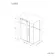 Prague Brushed Brass 8mm Sliding Shower Enclosure 1400x900mm