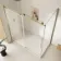 Prague Brushed Brass 8mm Sliding Shower Enclosure 1600x800mm