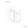 Prague Brushed Brass 8mm Sliding Shower Enclosure 1600x800mm