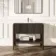 Maru Black Oak Carrara Marble Vanity Unit & Undermount Basin 1000mm
