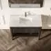 Maru Black Oak Carrara Marble Vanity Unit & Undermount Basin 1000mm