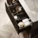 Maru Black Oak Carrara Marble Vanity Unit & Undermount Basin 1400mm
