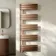 Seville Brushed Copper Designer Flat Panel Heated Towel Rail 1600x600mm