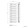 Cannes Chrome Designer Heated Towel Rail 1600x500mm