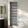 Cannes Matt Black Designer Heated Towel Rail 1600x500mm