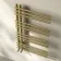 Cannes Brushed Brass Designer Heated Towel Rail 800x500mm