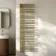 Cannes Brushed Brass Designer Heated Towel Rail 1600x500mm
