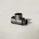 Dual Fuel Brushed Gunmetal T Piece Connector For Towel Rails & Radiators