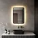 Mila Battery Powered Black Framed Backlit Illuminated LED Mirror 700x500mm