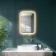 Mila Battery Powered Brushed Brass Backlit Illuminated LED Mirror 600x400mm