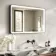 Libby Matt Black Illuminated LED Mirror 1026x655mm