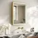Libby Brushed Brass Illuminated LED Mirror 800x600mm