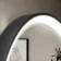 Libby Oval Matt Black Illuminated LED Mirror 800x520mm